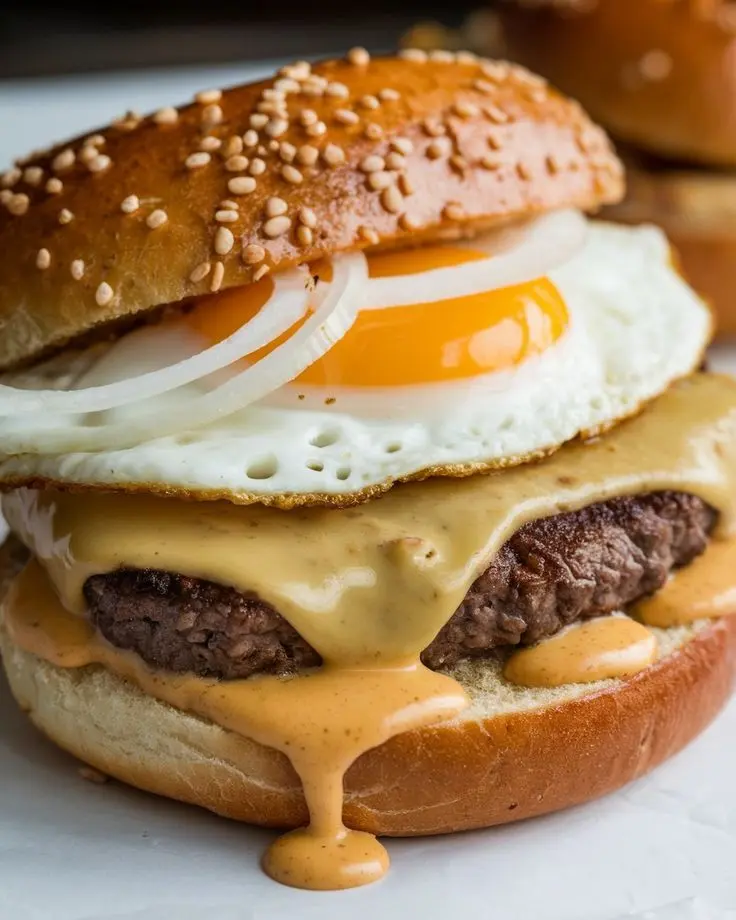 A2. Burger Telor Saus Katsu