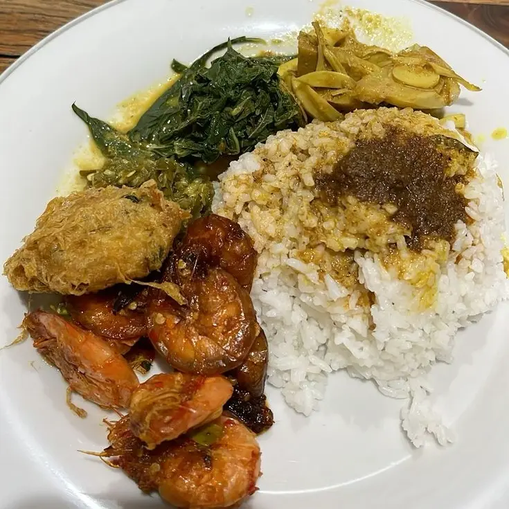 Z1. Nasi Padang Lauk Udang